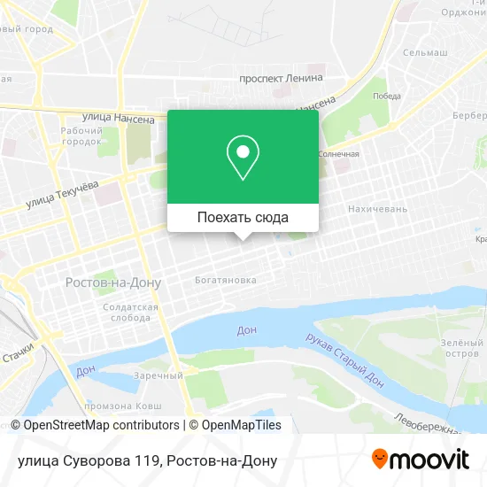 Карта улица Суворова 119