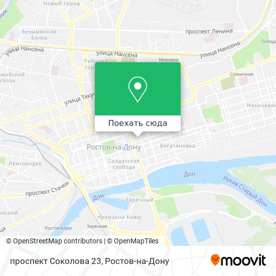 Карта проспект Соколова 23