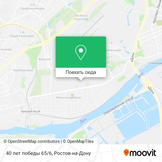 Карта 40 лет победы 65/6