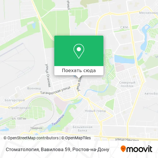 Карта Стоматология, Вавилова 59