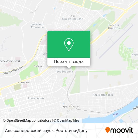 Карта Александровский спуск