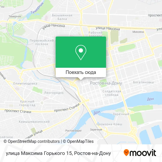 Карта улица Максима Горького 15