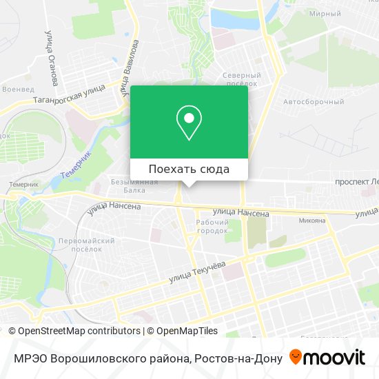 Карта МРЭО Ворошиловского района