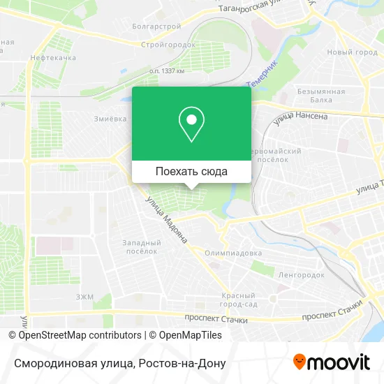 Карта Смородиновая улица