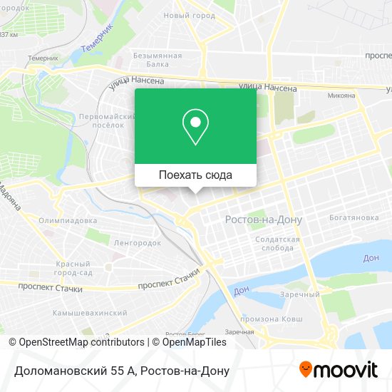 Карта Доломановский 55 А