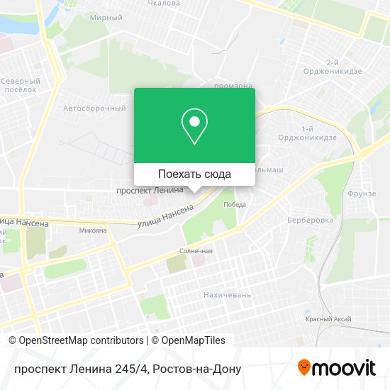 Карта проспект Ленина 245/4