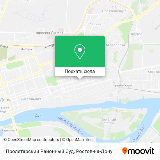 Карта Пролетарский Районный Суд