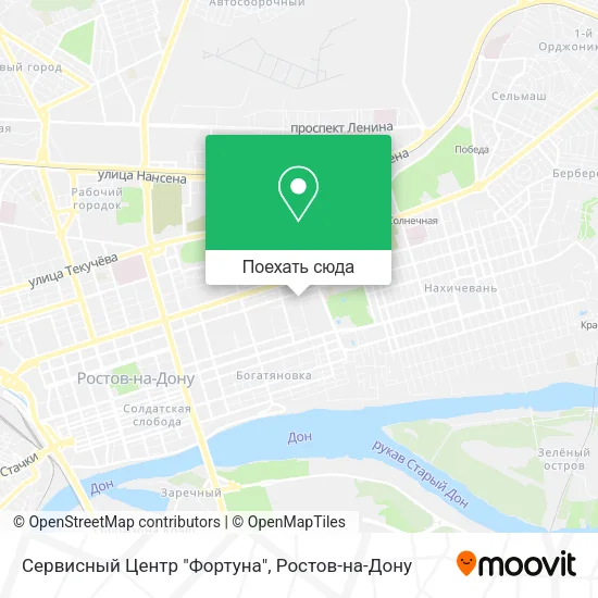 Карта Сервисный Центр "Фортуна"