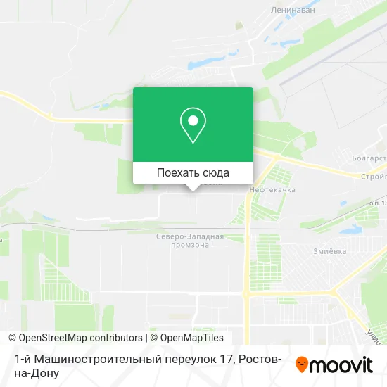 Карта 1-й Машиностроительный переулок 17