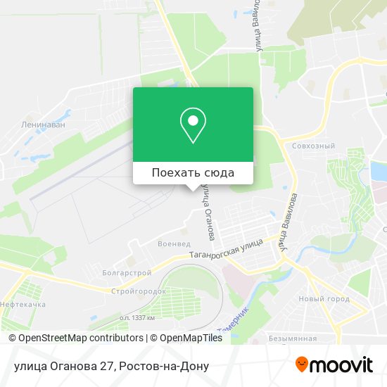 Карта улица Оганова 27