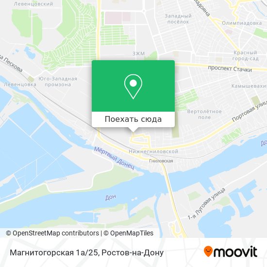 Карта Магнитогорская 1а/25