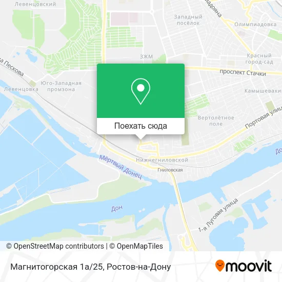 Карта Магнитогорская 1а/25