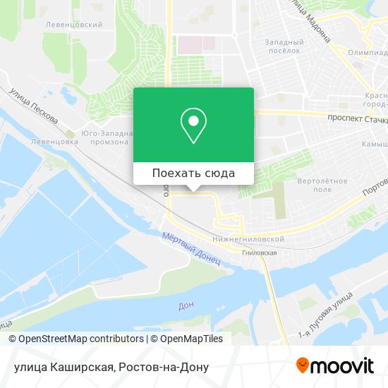 Карта улица Каширская