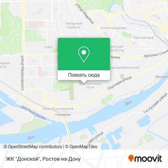 Карта ЖК "Донской"