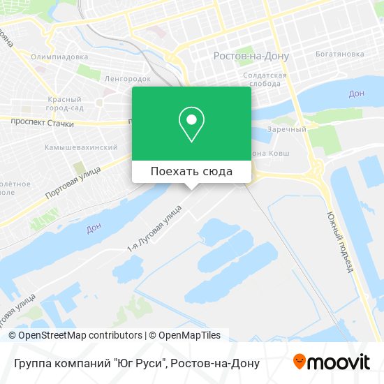 Карта Группа компаний "Юг Руси"