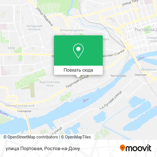 Карта улица Портовая