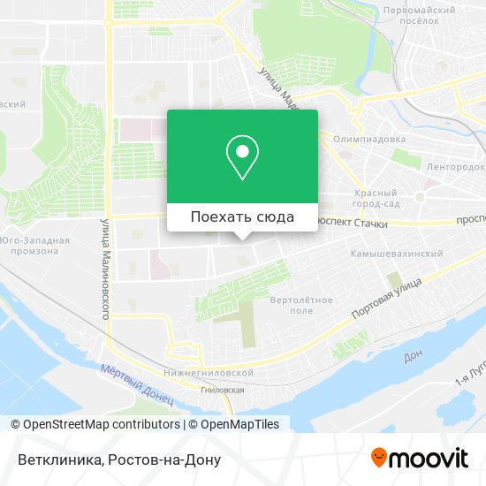 Карта Ветклиника
