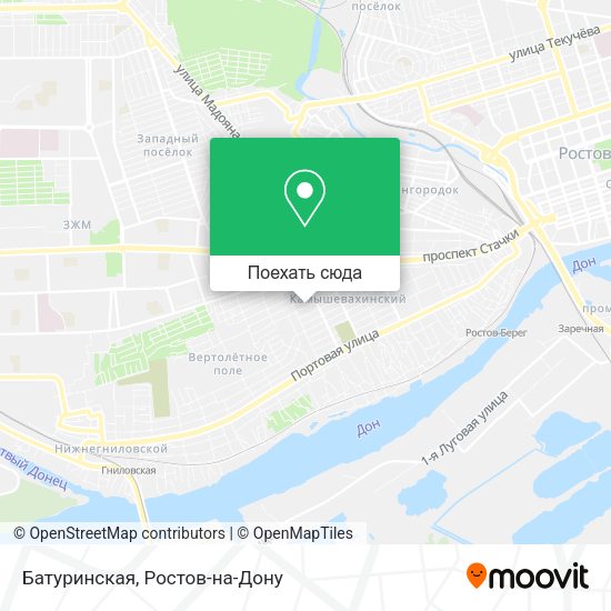 Карта Батуринская