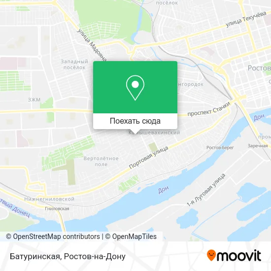 Карта Батуринская