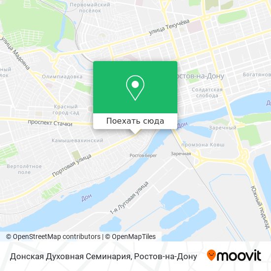 Карта Донская Духовная Семинария