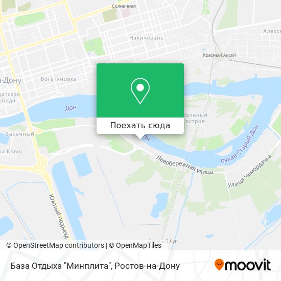 Карта База Отдыха "Минплита"