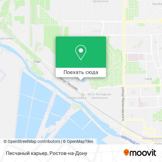 Карта Песчаный карьер