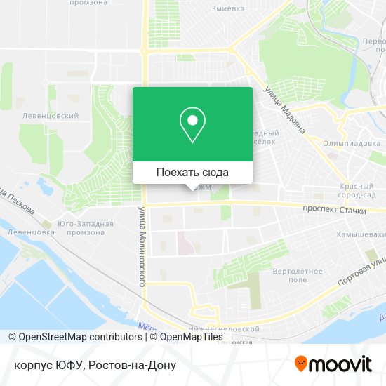 Карта корпус ЮФУ