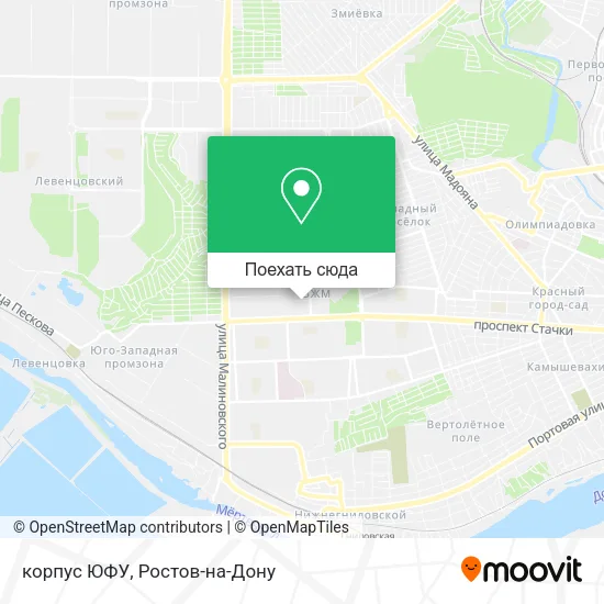 Карта корпус ЮФУ