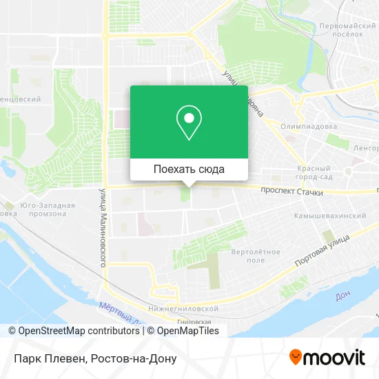 Карта Парк Плевен