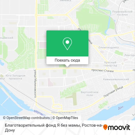 Карта Благотворительный фонд Я без мамы