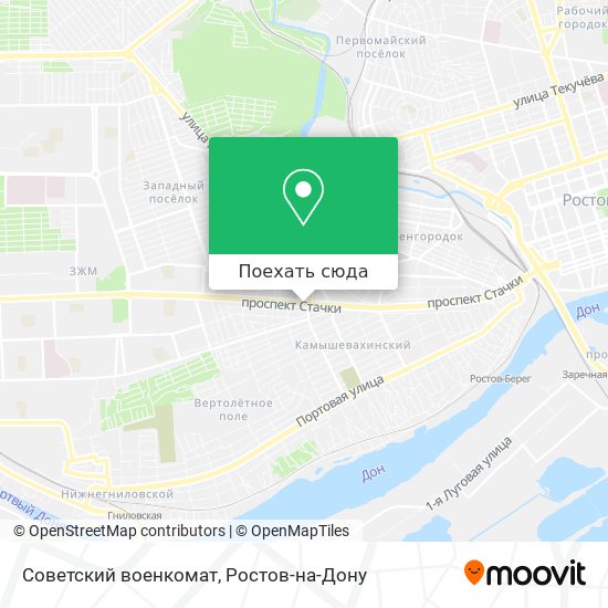 Карта Советский военкомат