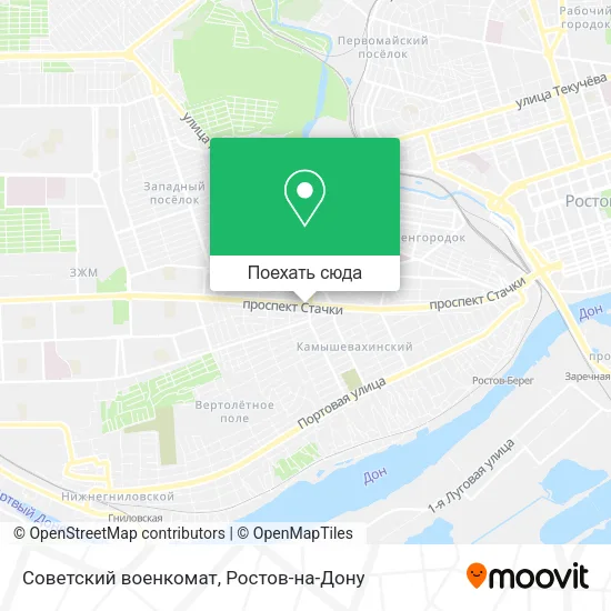 Карта Советский военкомат