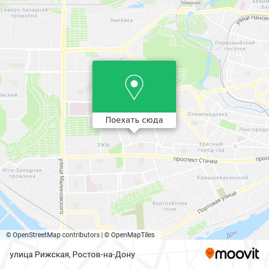 Карта улица Рижская