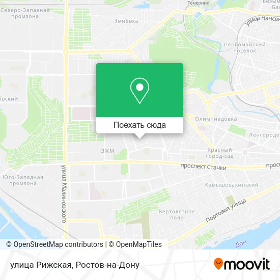 Карта улица Рижская