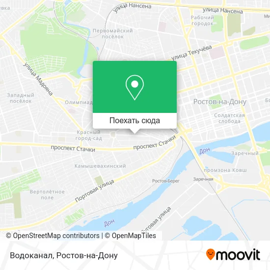 Карта Водоканал