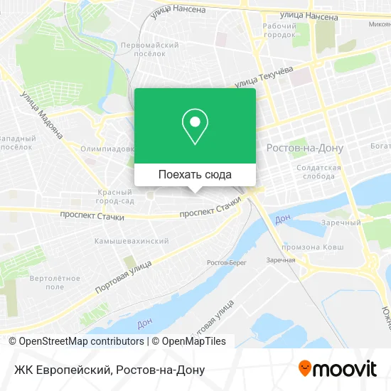 Карта ЖК Европейский