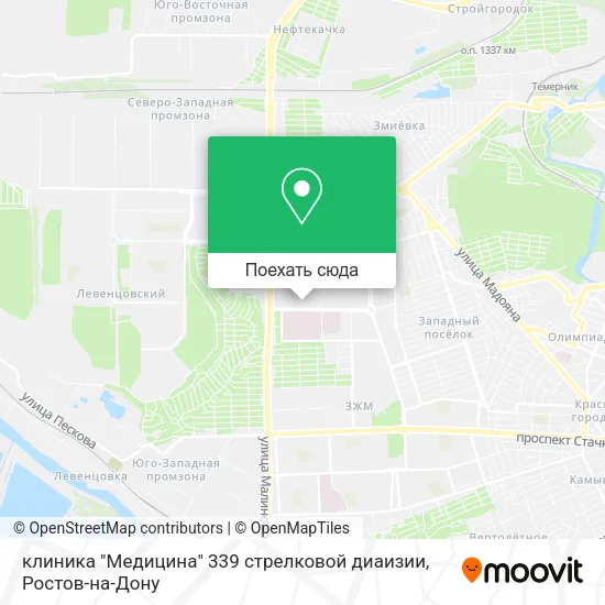 Карта клиника "Медицина" 339 стрелковой диаизии