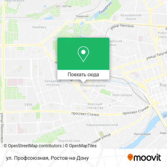 Карта ул. Профсоюзная