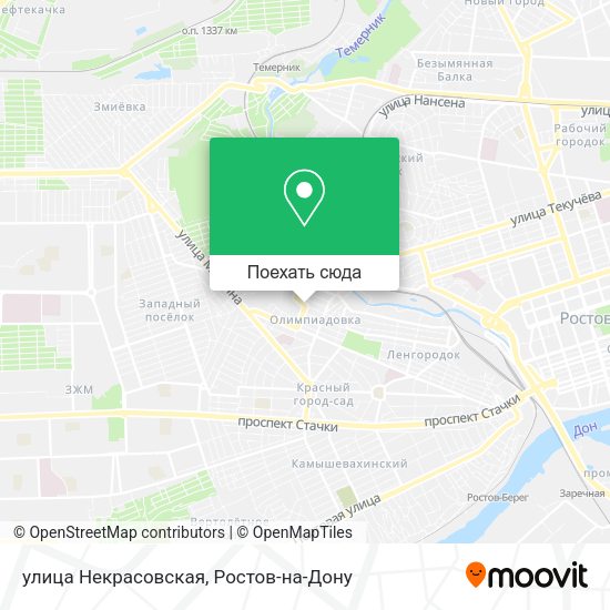 Карта улица Некрасовская