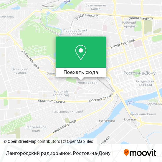 Карта Ленгородский радиорынок