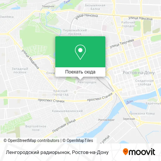 Карта Ленгородский радиорынок