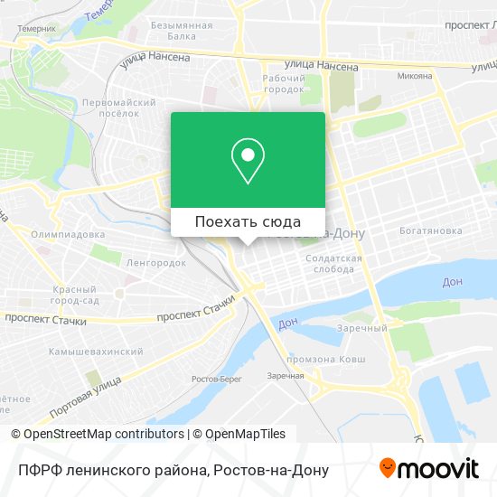 Карта ПФРФ ленинского района