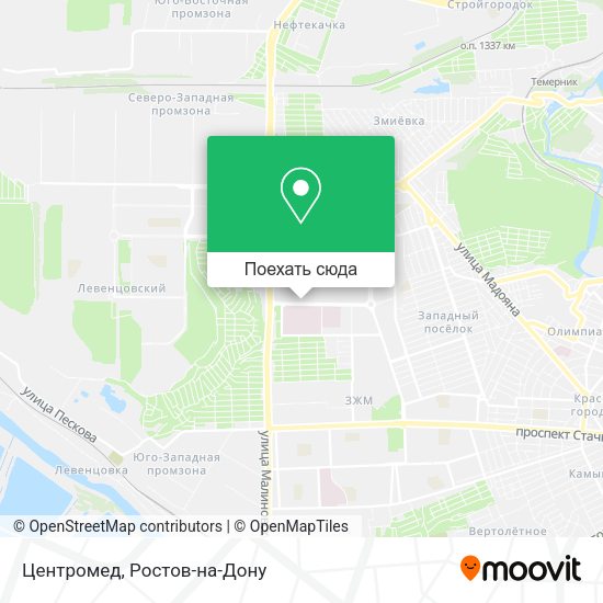 Карта Центромед