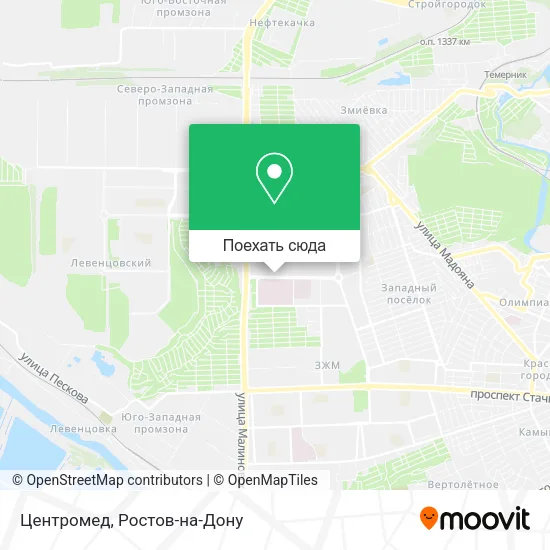 Карта Центромед