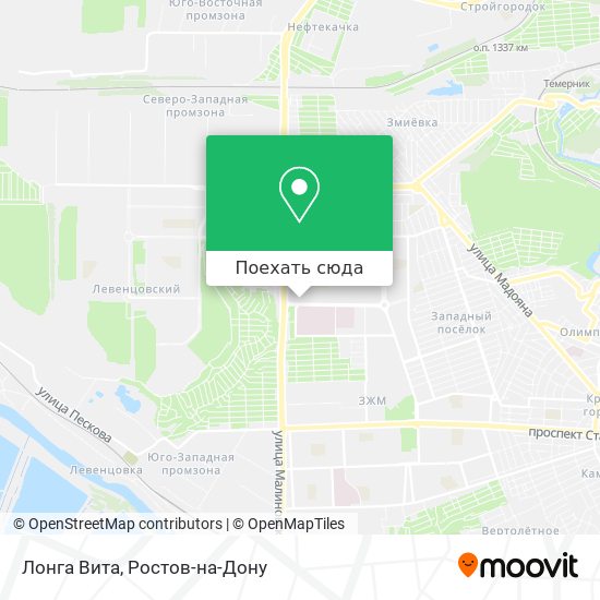 Карта Лонга Вита