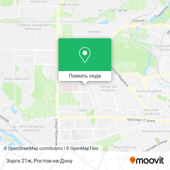 Карта Зорге 21ж