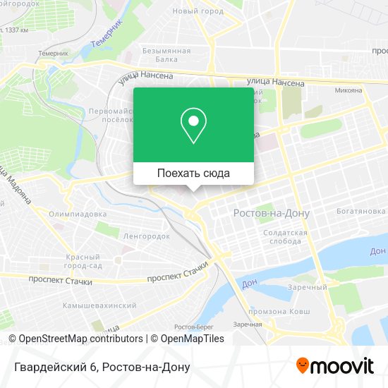 Карта Гвардейский 6