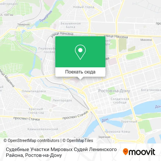Карта Судебные Участки Мировых Судей Ленинского Района