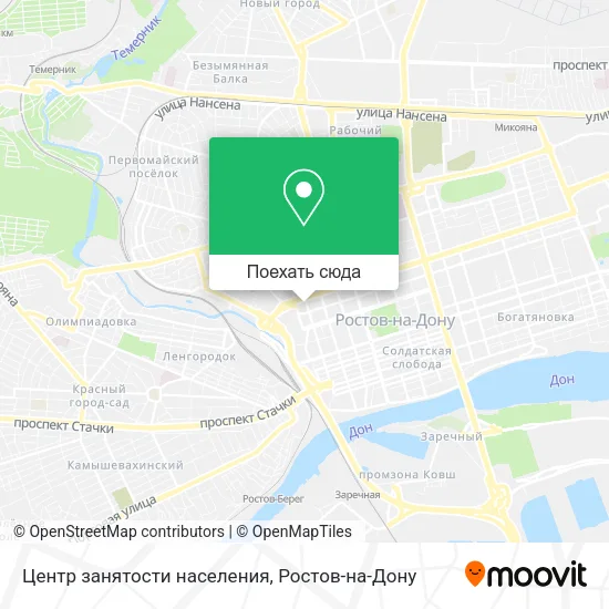 Карта Центр занятости населения
