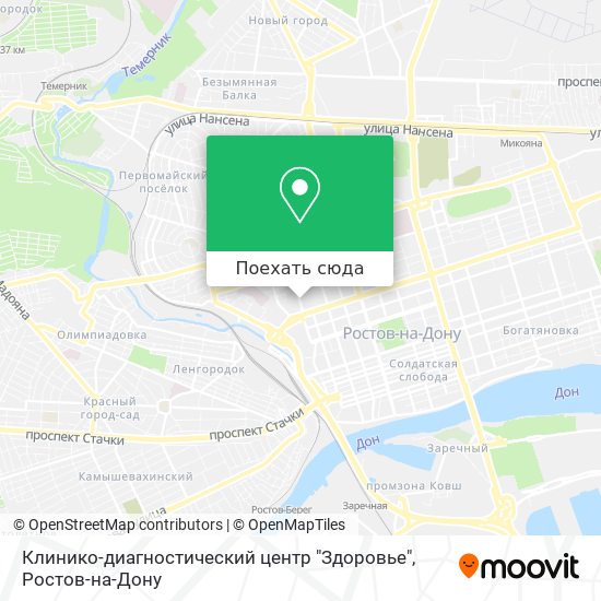 Карта Клинико-диагностический центр "Здоровье"